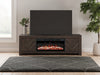 Cayboni 71" TV Stand with Electric Fireplace - Carl's Furniture (Garden City, KS)