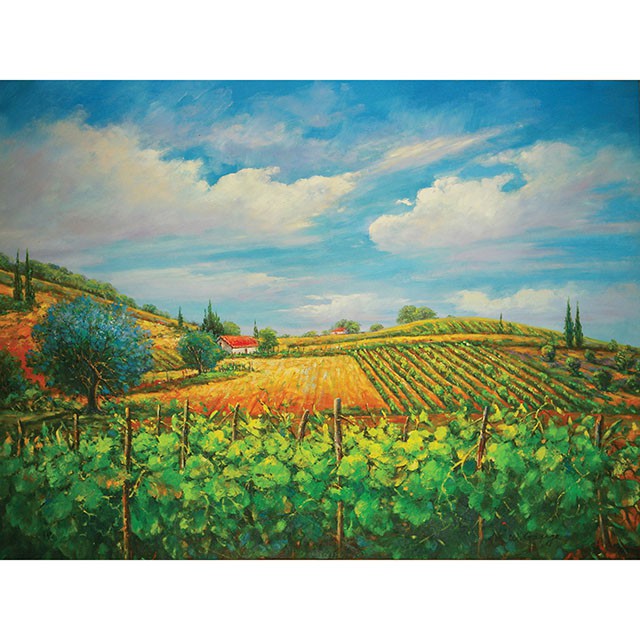 Summer In Napa Printed Canvas Painting - Carl's Furniture (Garden City, KS)
