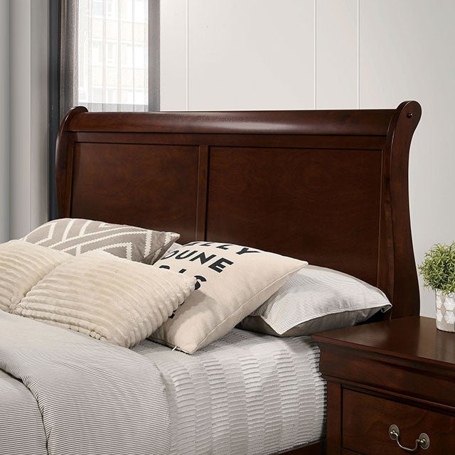 Louis Philippe Full, Twin, Full, & King Bed Black, Grey, Brown & White - Carl's Furniture (Garden City, KS)