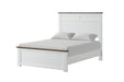 Pinetop 4 & 5 Piece Twin Bedroom Set White & Blue - Carl's Furniture (Garden City, KS)