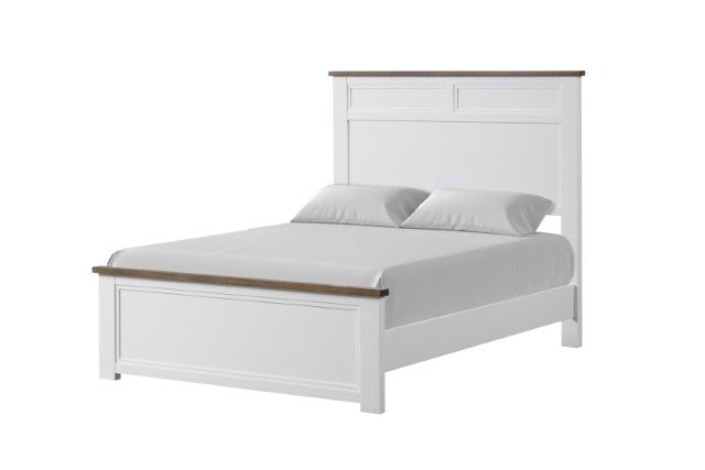 Pinetop 4 & 5 Piece Twin Bedroom Set White & Blue - Carl's Furniture (Garden City, KS)