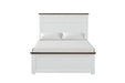 Pinetop 4 & 5 Piece Twin Bedroom Set White & Blue - Carl's Furniture (Garden City, KS)