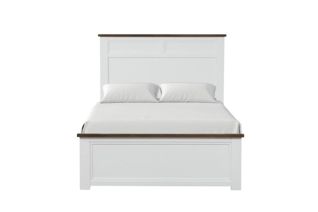Pinetop 4 & 5 Piece Twin Bedroom Set White & Blue - Carl's Furniture (Garden City, KS)