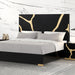 Goldsberg E.King & Queen Bed Grey & Pink - Carl's Furniture (Garden City, KS)