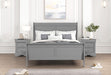 Louis Philippe Full, Twin, Full, & King Bed Black, Grey, Brown & White - Carl's Furniture (Garden City, KS)