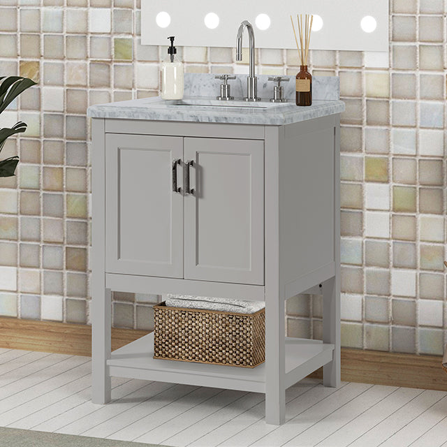 Reston Vanity with Top/ Sink - Carl's Furniture (Garden City, KS)