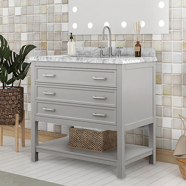 Reston Vanity with Top/ Sink - Carl's Furniture (Garden City, KS)