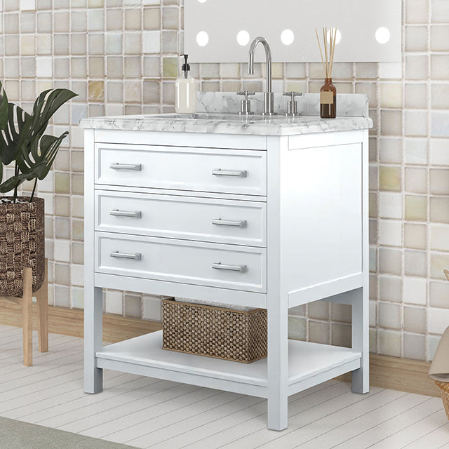Reston Vanity with Top/ Sink - Carl's Furniture (Garden City, KS)