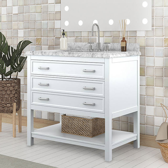 Reston Vanity with Top/ Sink - Carl's Furniture (Garden City, KS)